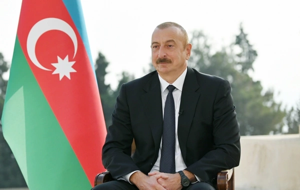 Президент Ильхам Алиев принял участие в открытии первого этапа села Кенгерли Агдамского района