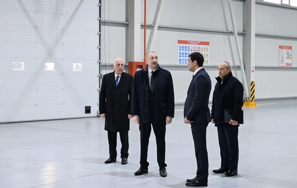 Sumqayıt Sənaye Parkında karton və qutu taralarının istehsalı müəssisəsinin açılışı olub