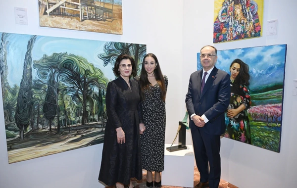 Leyla Əliyeva Tiranada Albaniya Prezidenti Bayram Beqay ilə görüşüb