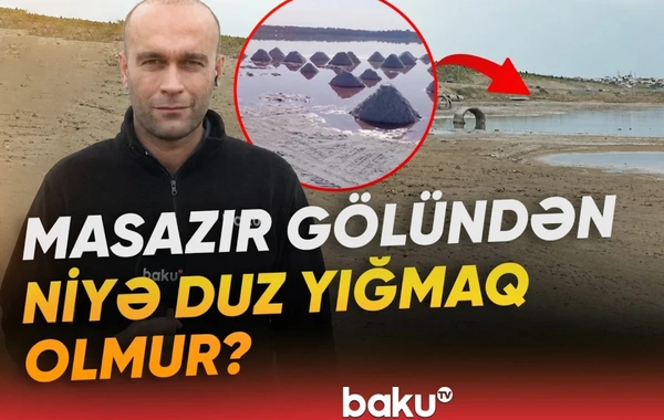 Masazırda duz yığımı dayanıb?