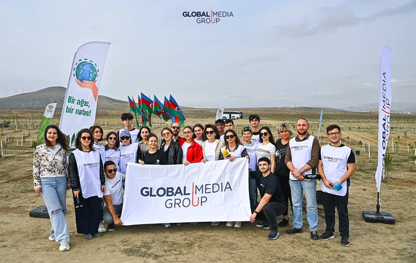 Global Media Groupun təşəbbüsü ilə növbəti ağacəkmə aksiyası keçirilib