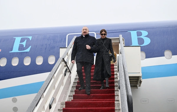 Президент Ильхам Алиев прибыл с официальным визитом в Сербию