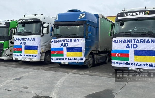 Azərbaycandan Ukraynaya 1 milyon dollar dəyərində növbəti humanitar yardım yola salınıb