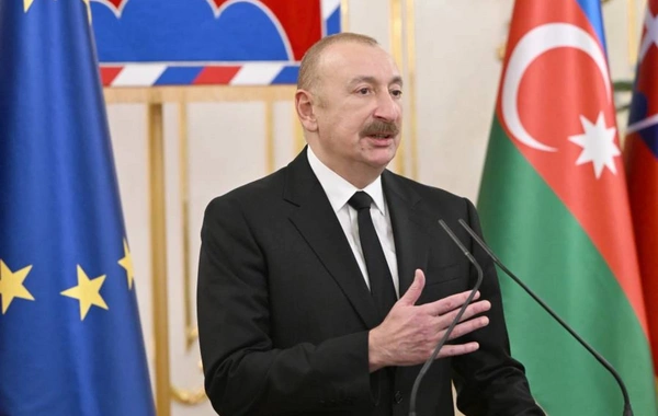 Azərbaycan və Slovakiya prezidentləri mətbuata bəyanatlarla çıxış ediblər