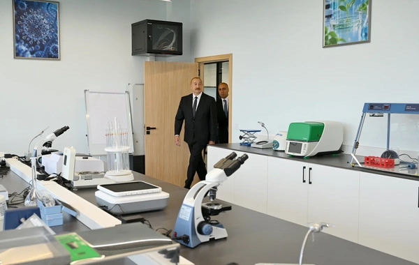 İlham Əliyev "SABAH.city" innovasiya şəhərciyinin birinci mərhələsinin açılışında iştirak edib