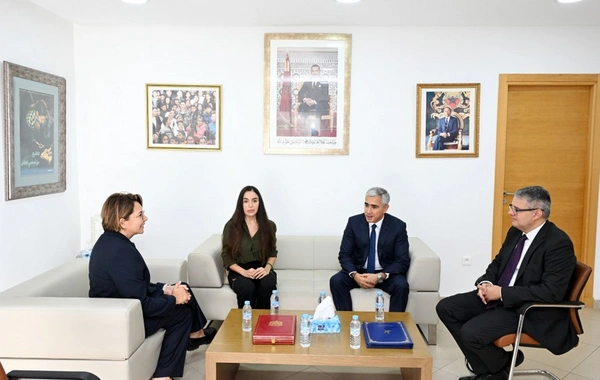 Leyla Əliyeva Mərakeşdə Uşaq Hüquqları üzrə Milli Observatoriyanın vitse-prezidenti ilə görüşüb