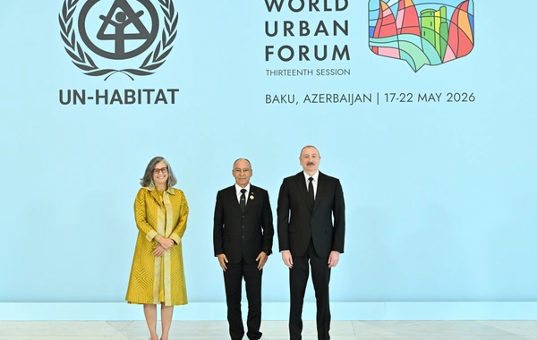 İlham Əliyev Ümumdünya Şəhərsalma Forumunun 13-cü Sessiyasının açılış mərasimində iştirak edir