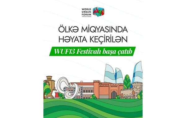 Azərbaycanın 9 şəhərində keçirilən WUF13 festivallarında 115 mindən çox insan iştirak edib