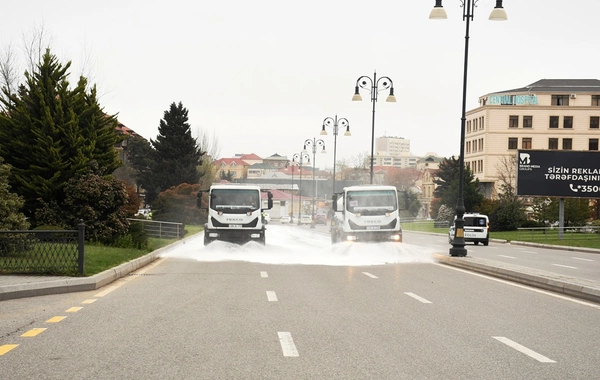 Güclü yağışdan sonra Bakıda genişmiqyaslı daxili iməcilik keçirilib