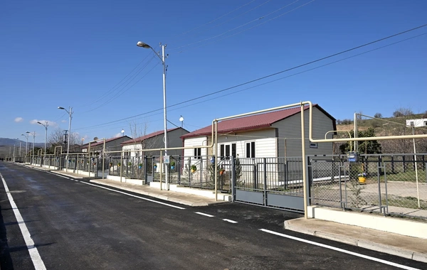 Президент Ильхам Алиев ознакомился с работами, проделанными в селе Ходжавенд