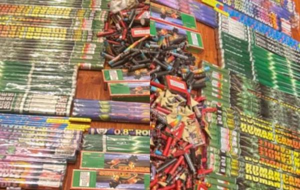 Yasamal rayonunda 466 qutu pirotexniki vasitə aşkarladı