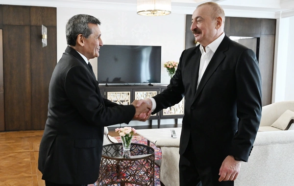Ilham Aliyev received the Deputy Chairman of the Cabinet of Ministers of Turkmenistan in Khankendi