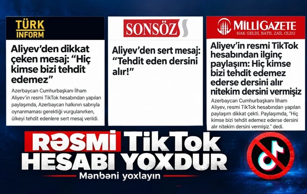 TikTok montajından siyasi mesaj düzəldənlər: Türkiyə mediasına məsuliyyət çağırışı