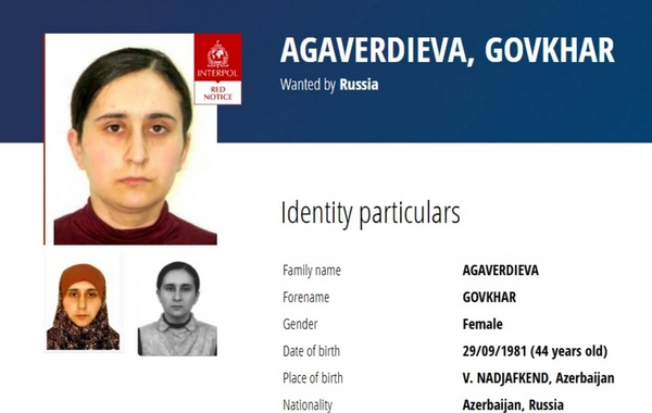 Azərbaycanlı qadın beynəlxalq axtarışa verildi