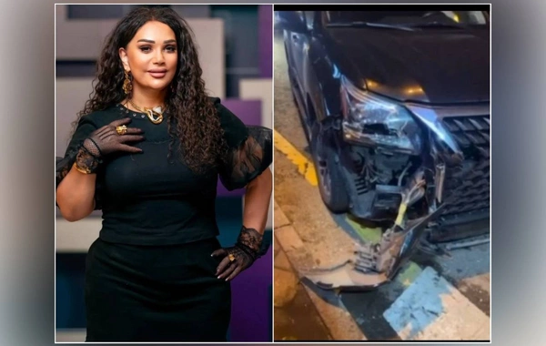 Mənzurə Musayeva avtomobil qəzası keçirdi - Hadisə yerindən GÖRÜNTÜLƏR