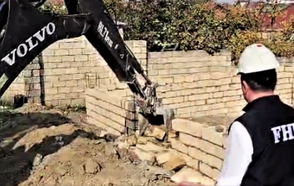 Masazırda qanunsuz tikinti sökülüb