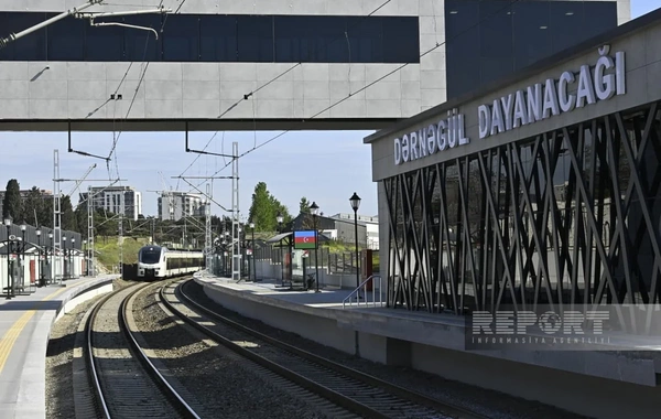 Dərnəgül dəmir yolu dayanacağı sərnişinlərin istifadəsinə verilib