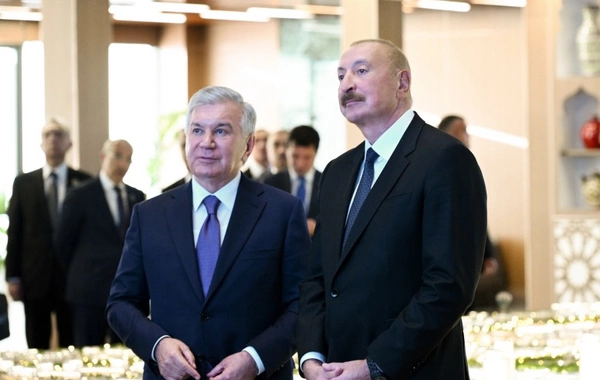 İlham Əliyev Özbəkistanda "Yeni Daşkənd" layihəsi ilə tanış olub