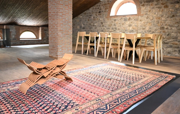 Leyla Əliyeva və Arzu Əliyeva Şəkidə tarixi-memarlıq abidələrinin bərpadan sonra açılışında iştirak ediblər