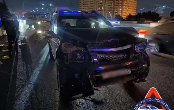 Bakı-Sumqayıt yolunda zəncirvari qəza olub, xəsarət alan var