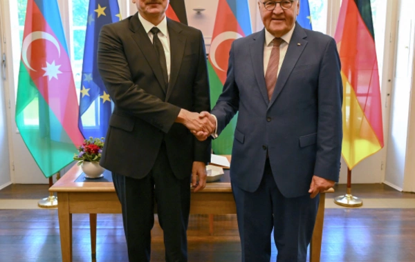 Azərbaycan və Almaniya prezidentlərinin təkbətək görüşü keçirilir
