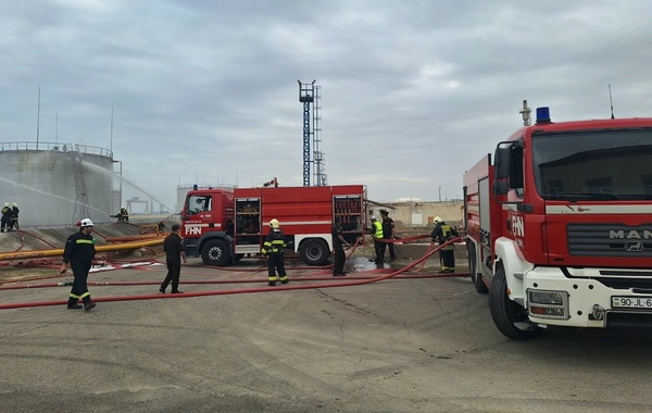 FHN SOCAR-ın Qaz Emalı Zavodunda yanğın-taktiki təlim keçirib