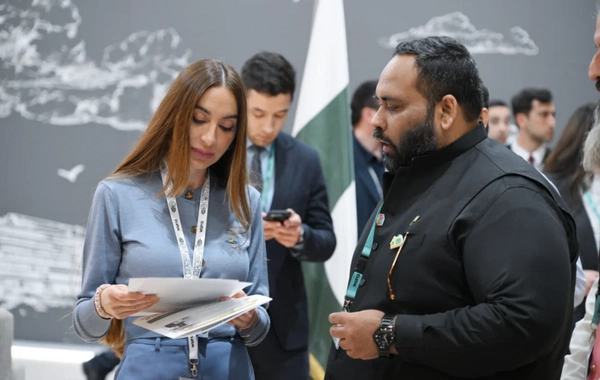 Leyla və Arzu Əliyevalar "Urban Expo" sərgisi ilə tanış olublar