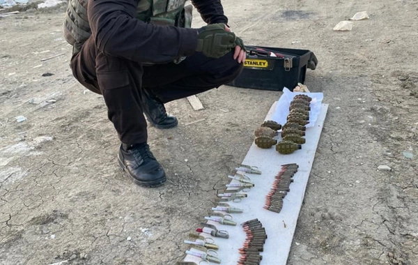Masazırda əl qumbaraları və mərmilər aşkarlanıb