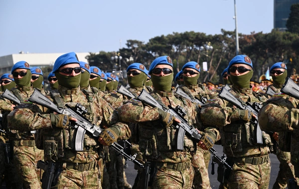 Vətən müharibəsində Qələbənin beşinci ildönümünə həsr olunmuş Hərbi parad keçirilib