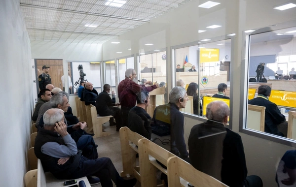 Ermənistan vətəndaşlarının məhkəməsi təqsirləndirilən şəxslərin son söz çıxışları ilə davam etdirilib