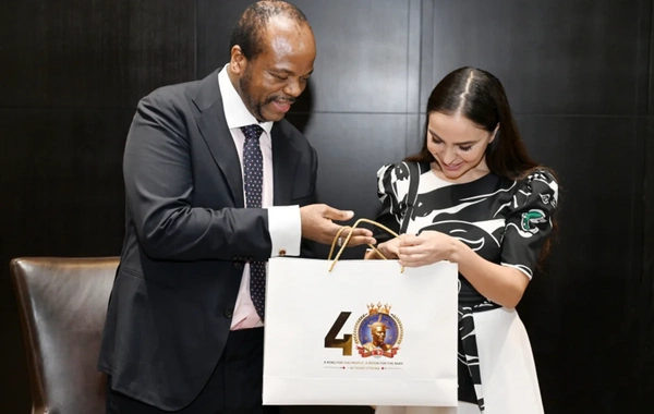 Leyla Əliyeva Esvatini Kralı III Msvatini ilə görüşüb