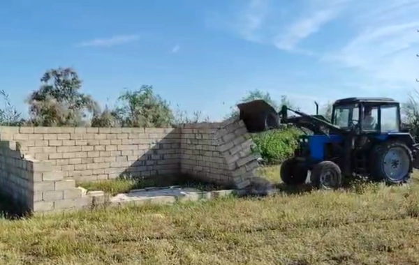 İmişlidə qanunsuz tikintin qarşısı alınıb