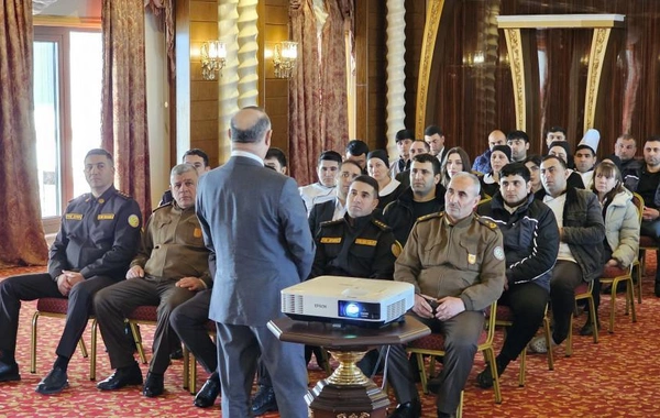 FHN Şamaxıda mehmanxanada təlim keçirib