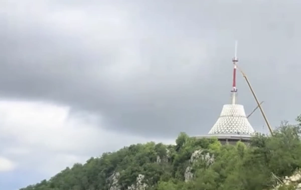 Xankəndidə 128 metrlik müasir teleqüllə inşa olunur