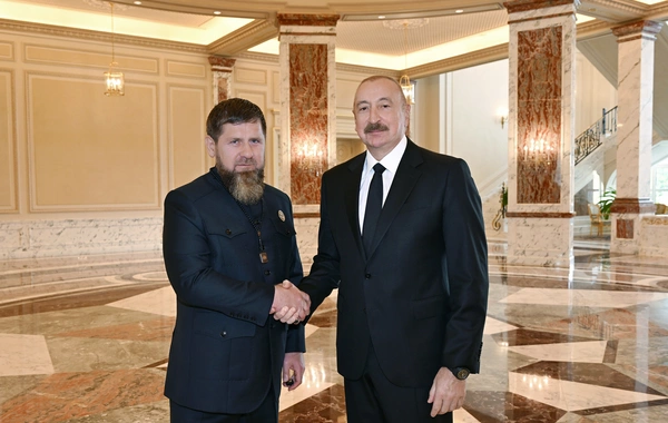 İlham Əliyev Ramzan Kadırovu qəbul edib