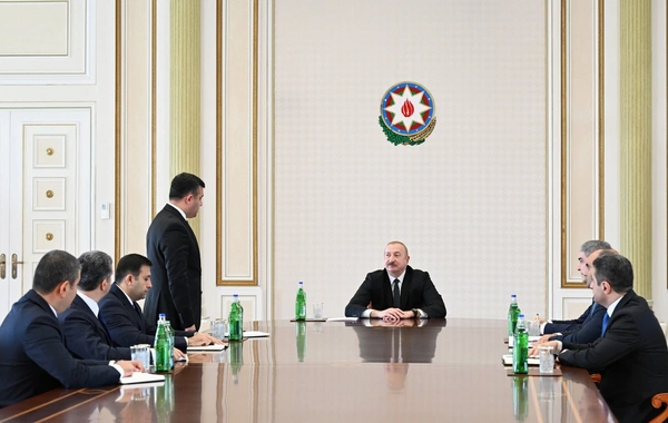 İlham Əliyev Naxçıvanda Prezidentin yeni səlahiyyətli nümayəndəsini və bir sıra icra başçılarını qəbul edib