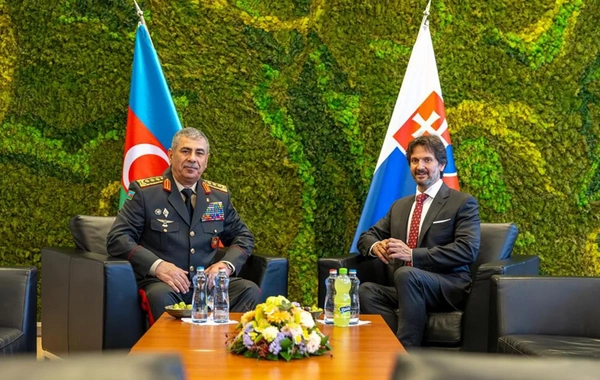 Azərbaycan ilə Slovakiya arasında hərbi əməkdaşlıq müzakirə edilib