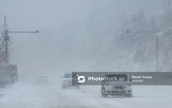 Azərbaycanda bəzi ərazilərə QAR YAĞIR - Faktiki hava