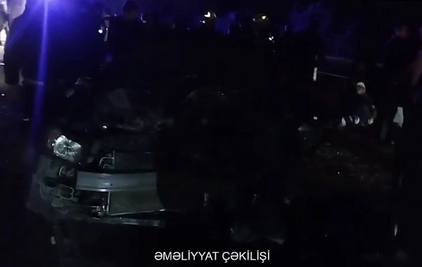 Şəkidə ağır qəza - 22 yaşlı sürücü xilas edildi