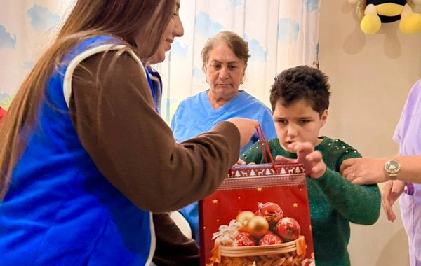 Leyla Əliyevanın təşəbbüsü ilə Mingəçevir Uşaq Nevroloji Sanatoriyasında Yeni il tədbiri keçirilib