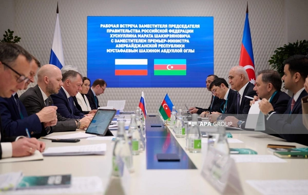 Şahin Mustafayev Rusiya hökümətinin sədr müavini ilə ikitərəfli məsələləri müzakirə edib