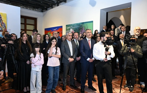 Leyla və Arzu Əliyevalar Tiranada MAMA "Ana təbiət" beynəlxalq incəsənət sərgisinin açılışına qatılıblar