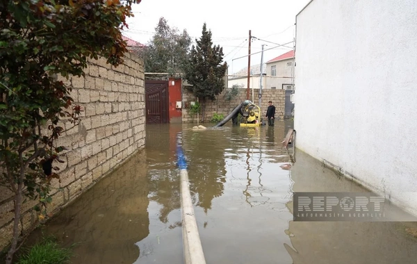 FHN rəsmisi: Bakı, Sumqayıt, Abşeron və Xızıda suyun çəkilməsi işləri davam etdirilir