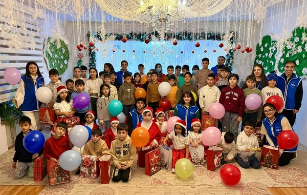 Leyla Əliyevanın təşəbbüsü ilə Gəncədə uşaq evində Yeni il tədbiri keçirilib