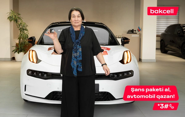 Bakcell abunəçisi 6-cı lüks avtomobili qazandı!