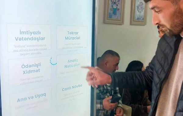 Masallı Rayon Mərkəzi Xəstəxanasında elektron növbə sistemi istifadəyə verilib