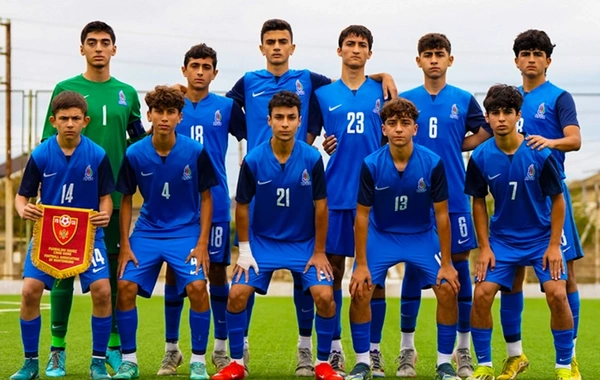 Azərbaycanın U-15 millisi Monteneqroya qalib gəlib