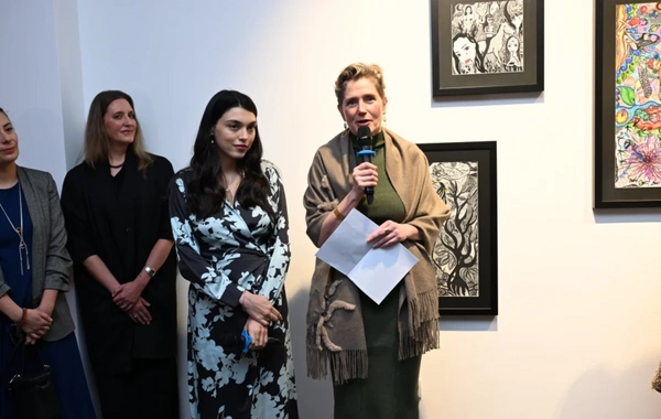 Leyla Aliyeva attended the exhibition "A House with a View of the Landscape"