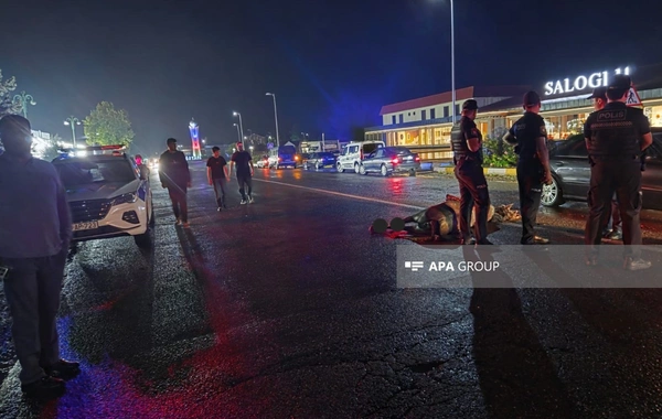 Ağstafada maşın atı vurub, sürücü xəsarət alıb