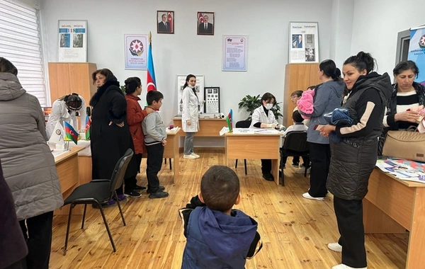 Ağdamın balaca sakinləri həkim müayinəsindən keçdilər